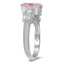 The Salaria Ring, smalltop view on a hand