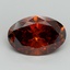 5.01 Ct. Fancy Deep Orange Oval Lab Grown Diamond