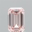 1.52 Ct. Fancy Intense  Pink Emerald Lab Grown Diamond