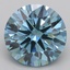 4.49 Ct. Fancy Vivid Blue Round Lab Grown Diamond