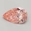 0.50 Ct. Fancy Vivid Pink Pear Lab Grown Diamond