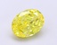 1.08 Ct. Fancy Vivid  Yellow Oval Lab Grown Diamond
