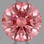 1.02 Ct. Fancy Vivid Pink Round Lab Grown Diamond