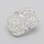 3.01 Ct. Fancy Vivid Green Cushion Lab Grown Diamond