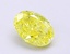1.00 Ct. Fancy Vivid  Yellow Oval Lab Grown Diamond