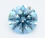 3.03 Ct. Fancy Vivid  Blue Round Lab Grown Diamond