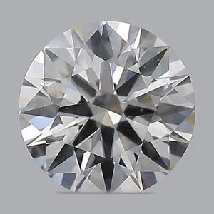 Round diamond — real photo