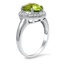 The Wava Ring, smalltop view on a hand
