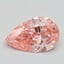 0.70 Ct. Fancy Intense Pink Pear Lab Grown Diamond