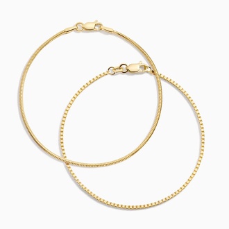 The Optimist Chain Bracelet Set