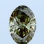 1.27 Ct. Fancy Vivid Green Oval Lab Grown Diamond