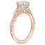 14K Rose Gold Begonia Vine Diamond Ring (1/2 ct. tw.), smallside view