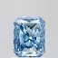 1.24 Ct. Fancy Vivid Blue Radiant Lab Grown Diamond