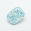 1.48 Ct. Fancy Vivid Greenish Blue Cushion Lab Grown Diamond