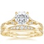 18KY Moissanite Zinnia Diamond Bridal Set (1/2 ct. tw.), smalltop view
