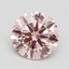1.30 Ct. Fancy Intense Pink Round Lab Grown Diamond