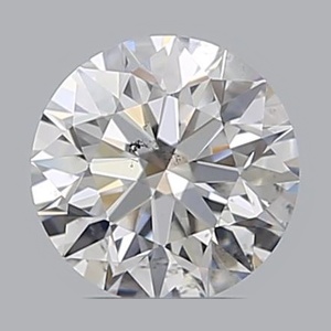 Round diamond — real photo