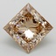 2.50 Ct. Fancy Light  Brown Princess Lab Grown Diamond