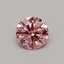0.35 Ct. Fancy Vivid Pink Round Lab Grown Diamond