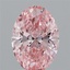 1.81 Ct. Fancy Vivid Pink Oval Lab Grown Diamond