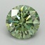 2.7 Ct. Fancy Vivid Pacific Green Round Lab Grown Diamond