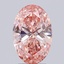 2.07 Ct. Fancy Vivid  Pink Oval Lab Grown Diamond