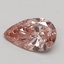 0.50 Ct. Fancy Intense Pink Pear Lab Grown Diamond