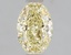 1.10 Ct. Fancy Intense Yellow Oval Lab Grown Diamond