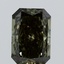 1.07 Ct. Fancy Vivid Green Radiant Lab Grown Diamond