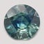 6.0mm  Parti-Color  Round   Sapphire