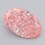 4.56 Ct. Fancy Vivid  Pink Oval Lab Grown Diamond