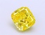 1.57 Ct. Fancy Vivid  Yellow Cushion Lab Grown Diamond