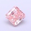 1.06 Ct. Fancy Vivid Pink Radiant Lab Grown Diamond