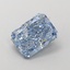 1.17 Ct. Fancy Vivid  Blue Radiant Lab Grown Diamond