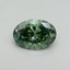 2.19 Ct. Fancy Vivid Pacific Green Oval Lab Grown Diamond