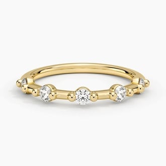 1.7mm Aimee Diamond Ring in 18K Yellow Gold