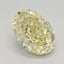 1.21 Ct. Fancy Yellow Oval Lab Grown Diamond