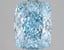 3.05 Ct. Fancy Vivid Blue Cushion Lab Grown Diamond