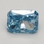 1.50 Ct. Fancy Vivid Blue Radiant Lab Grown Diamond