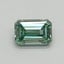 0.48 Ct. Fancy Vivid Pacific Green Emerald Lab Grown Diamond