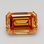 1.03 Ct. Fancy Light  Brown Emerald Lab Grown Diamond