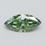 1.11 Ct. Fancy Vivid Green Marquise Lab Grown Diamond