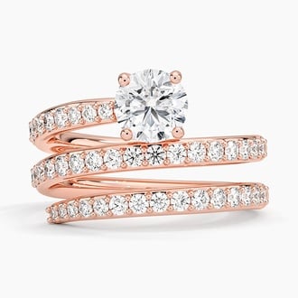 Sonya Round Lab Diamond Wrap Ring (1 1/2 ct. tw.)