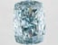 7.00 Ct. Fancy Intense Bluish Green Cushion Lab Grown Diamond