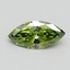1.00 Ct. Fancy Vivid Green Marquise Lab Grown Diamond