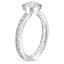 18K White Gold Sinclair Art Deco Diamond Ring (1/6 ct. tw.), smallside view