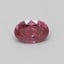 0.39 Ct. Fancy Deep Pink Oval Lab Grown Diamond, smalltop view