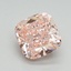 4.03 Ct. Fancy Vivid Pink Cushion Lab Grown Diamond