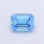 1.12 Ct. Fancy Vivid Blue Emerald Lab Grown Diamond