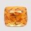 6.5x5.6mm Unheated Orange  Cushion  Spessartine Garnet